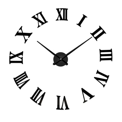 Kreativer europäischer Stil Spiegel-Wanduhr