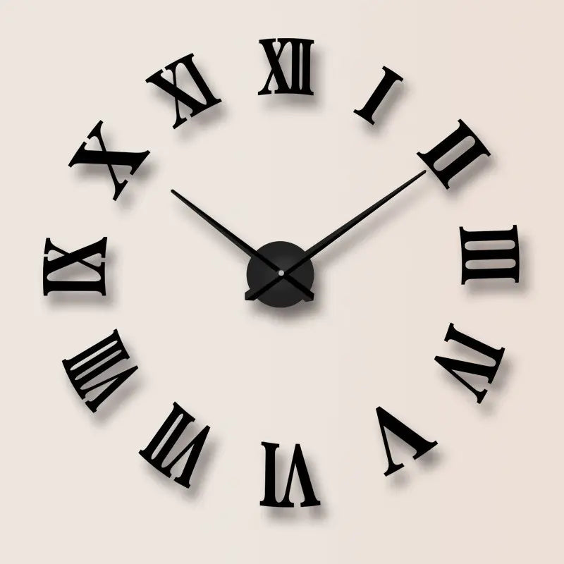 Kreativer europäischer Stil Spiegel-Wanduhr