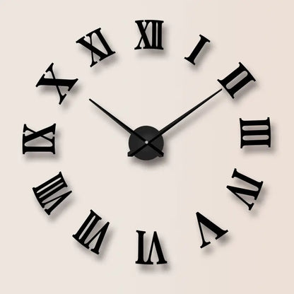 Kreativer europäischer Stil Spiegel-Wanduhr
