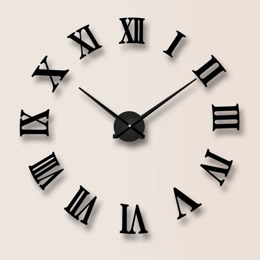 Kreativer europäischer Stil Spiegel-Wanduhr